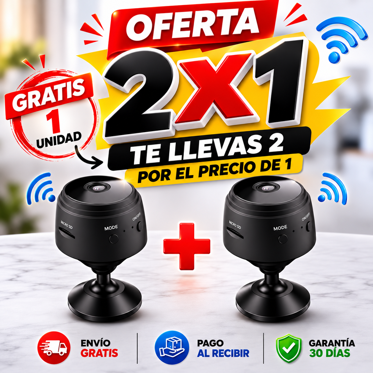 Mini Camara De Seguridad A9 Original ° Oferta 2x1 🔥