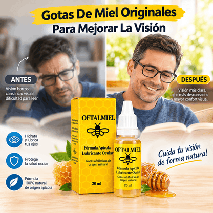 Gotas Oftalmiel Originales ° Mejora Tu Visión Con Gotas De Miel 🐝