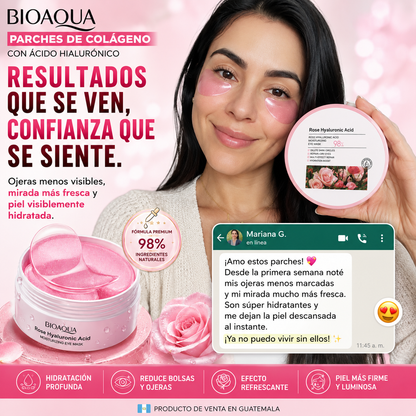Parches De Acido Hialuronico Para Eliminar Las Ojeras Al Instante ° Contiene 60 Parches