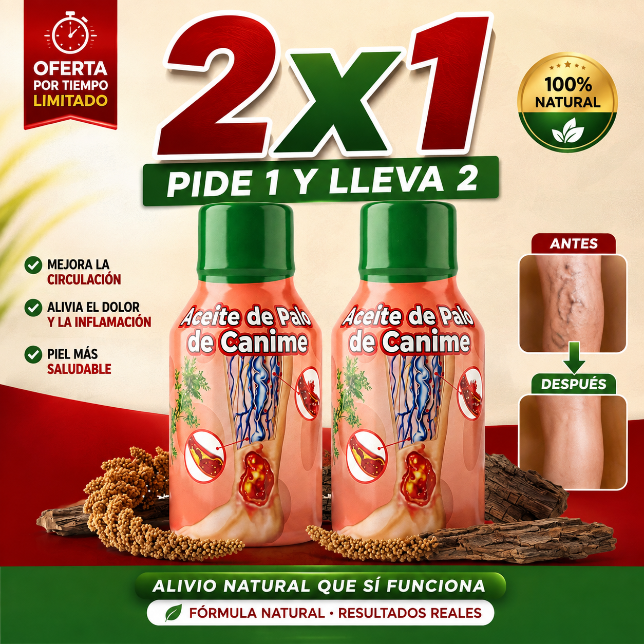 Aceite De Palo De Canime ° OFERTA 2X1 🔥