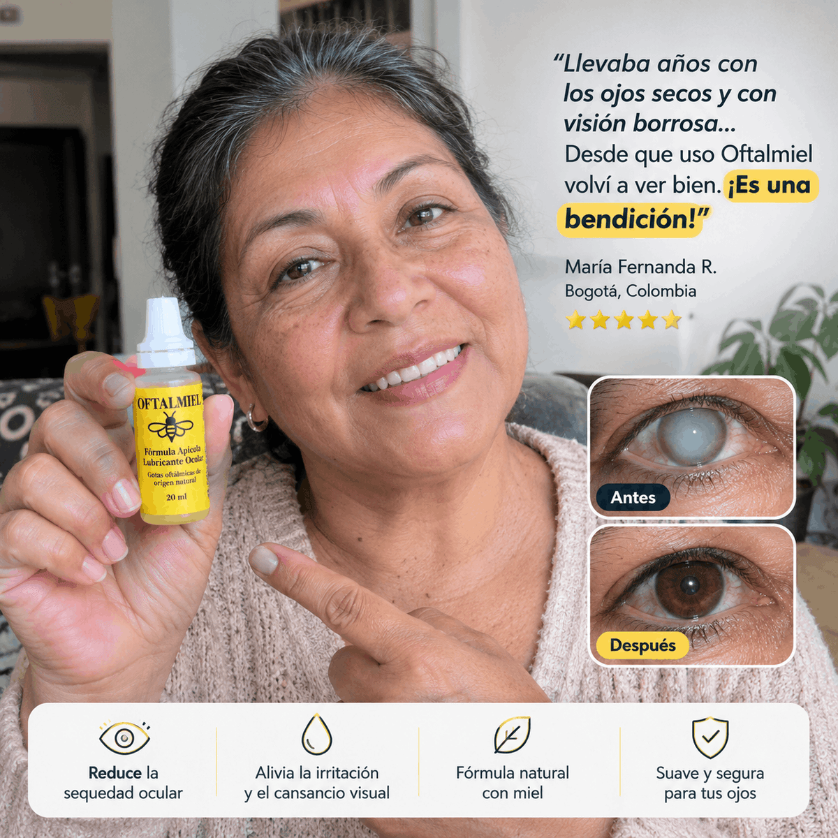 Gotas Oftalmiel Originales ° Mejora Tu Visión Con Gotas De Miel 🐝