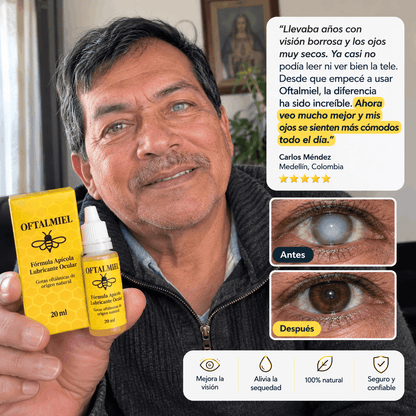 Gotas Oftalmiel Originales ° Mejora Tu Visión Con Gotas De Miel 🐝